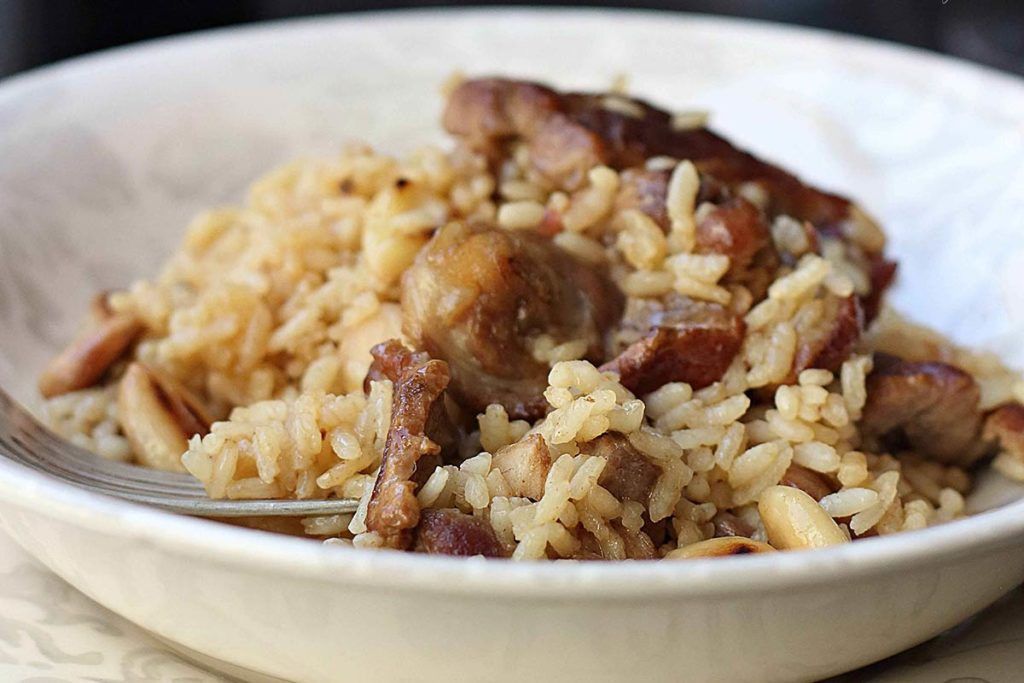 arroz con ternasco de aragon