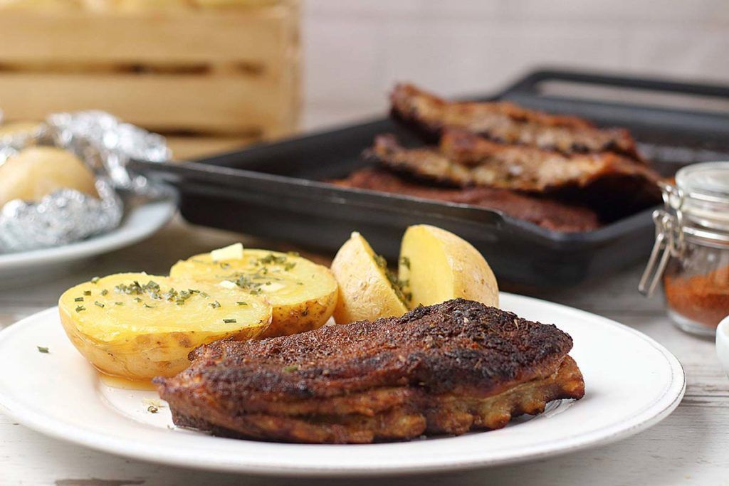 churrasco de cordero ternasco de aragon estilo cajun