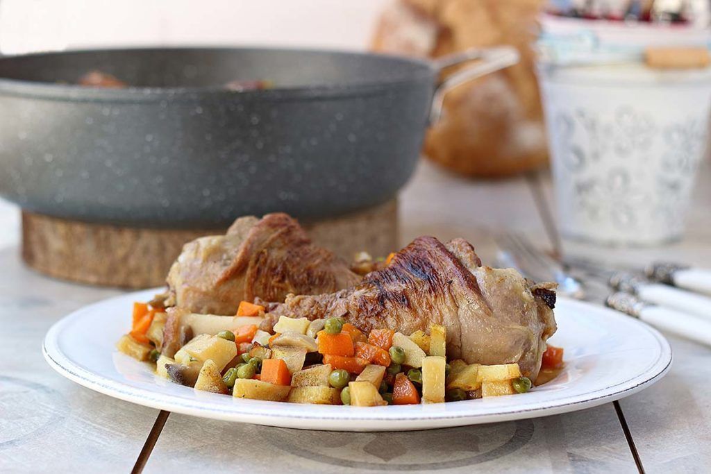 Cordero guisado con patatas