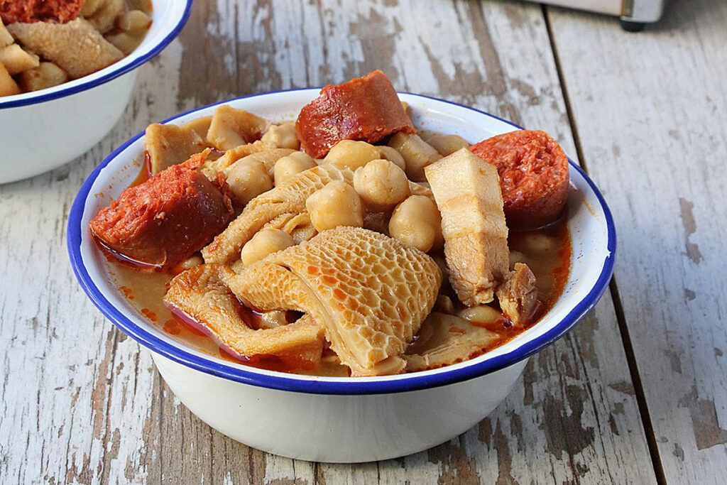 callos de cordero receta