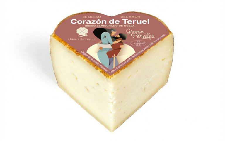 cuña de semicurado queso de teruel