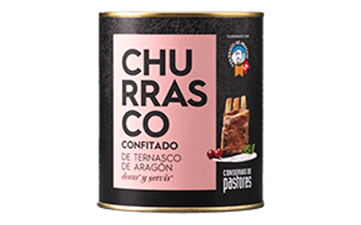 churrasco confitado de ternasco de aragon sin fondo
