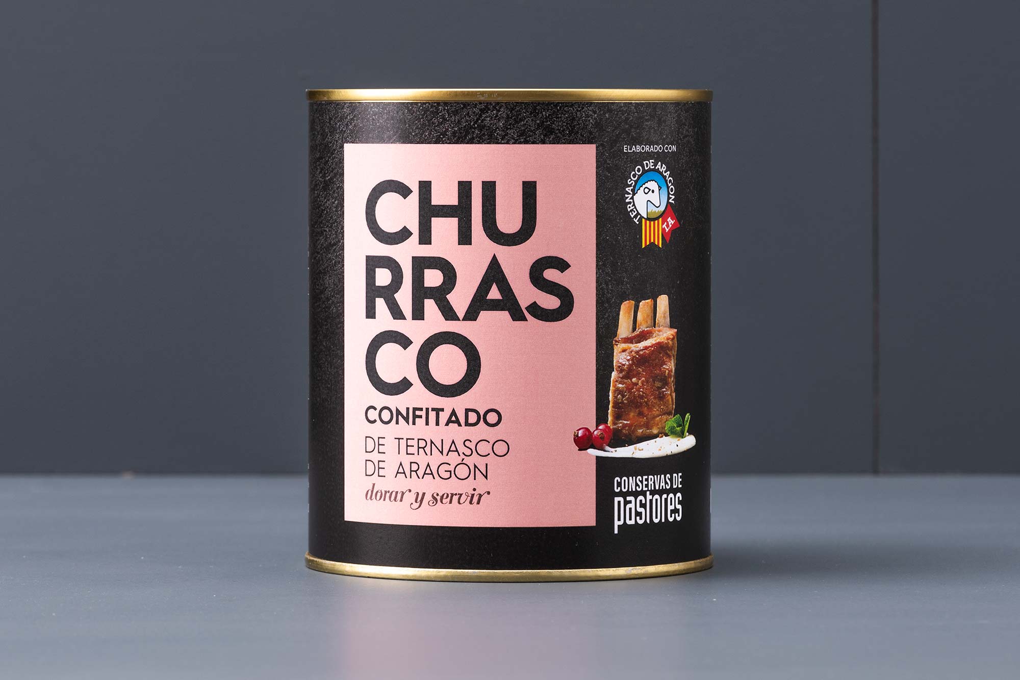 churrasco de cordero confitado