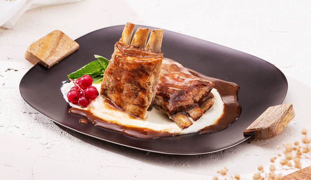 churrasco de ternasco confitado