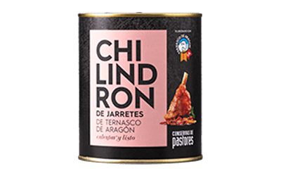 jarretes al chilindron de ternasco de aragon sin fondo